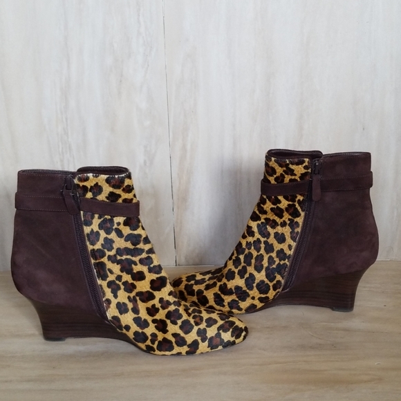 cole haan leopard heels